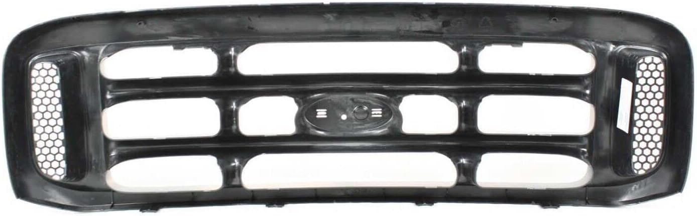 Front Grille Painted Argent Shell And Cross Bar Insert Plastic Direct Replacement Compatible With 1999-2004 Ford F-Series Super Duty FO1200362 YC3Z8200AAA