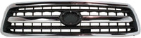 Front Grille Assembly Chrome Shell With Primed Insert Plastic Plastic Direct Replacement Compatible With 2000-2002 Toyota Tundra TO1200223 531000C020