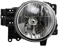 Set Of 2 Front Head Light Assembly Lens And Housing Plastic Left Driver & Right Passenger Side Direct Replacement Compatible With 2007-2014 Toyota FJ Cruiser TO2502173 TO2503173