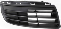 Front Bumper Cover Primed + Lower Grille + Fog Light Cover Left Driver & Right Passenger Side Direct Replacement Compatible With 2005-2010 Volkswagen Jetta VW1000161 VW1036106