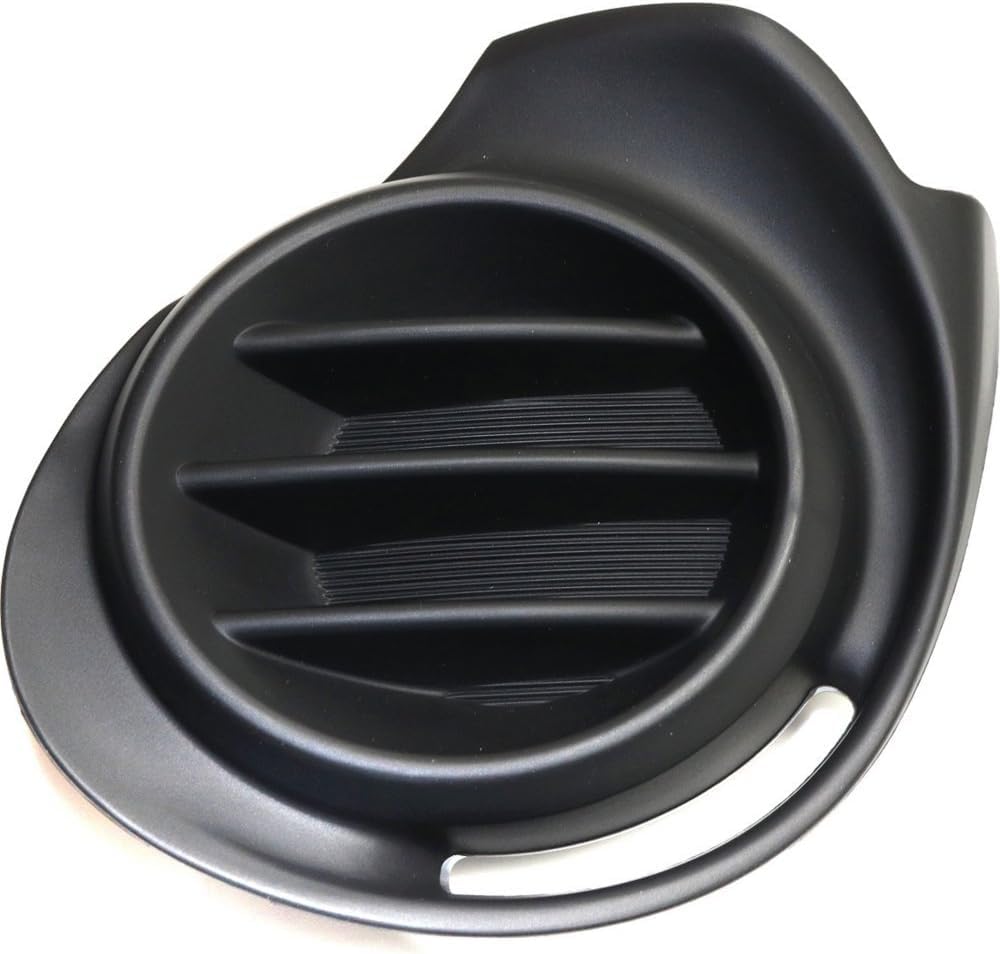 Set Of 2 Front Fog Light Covers Textured Left Driver & Right Passenger Side Direct Replacement Compatible With 2015 Toyota Prius TO1039184 TO1038184 8148152610 8148252520