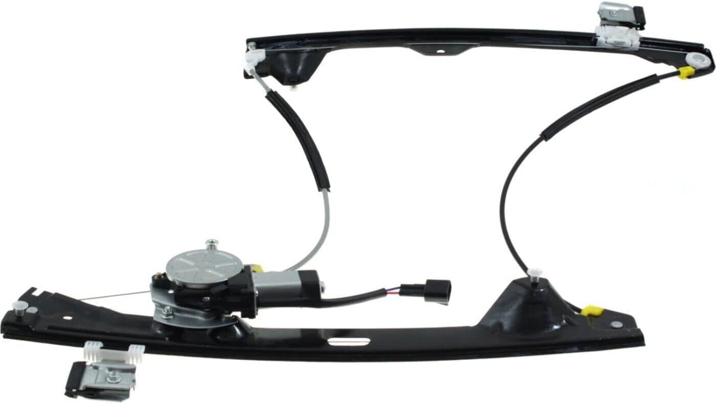 Rear Power Window Regulators With Motor Left And Right Side Direct Replacement Compatible With Chevrolet Silverado & GMC Sierra 1500 2007-2013 / 2500HD 3500HD 2007-2014 GM1551129
