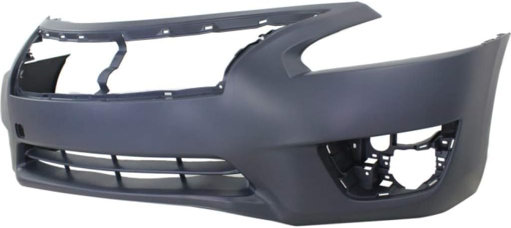 Front Bumper Cover Primed with Fog light Holes Direct Replacement Compatible With 2013-2015 Nissan Altima SL S SV Sedan NI1000285 620223TA0H