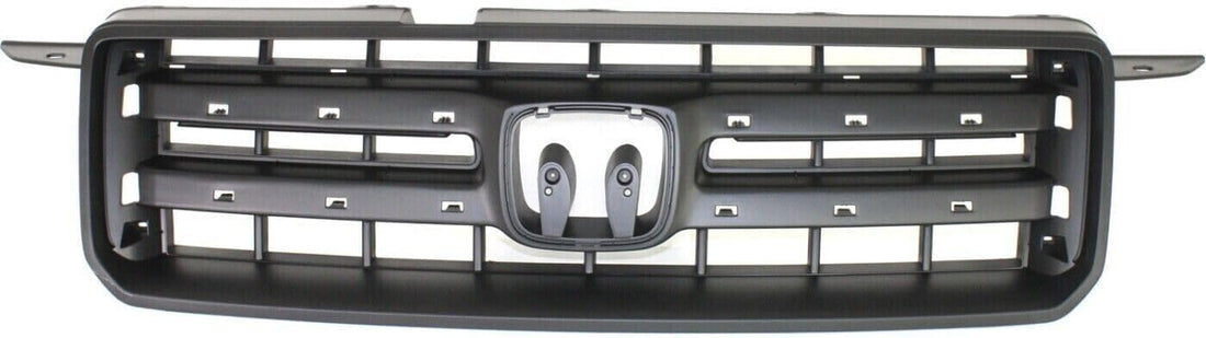 Front Grille Painted Dark Gray Shell And Insert Direct Replacement Compatible With 2006-2008 Honda Pilot HO1200182 75101S9VA02ZL