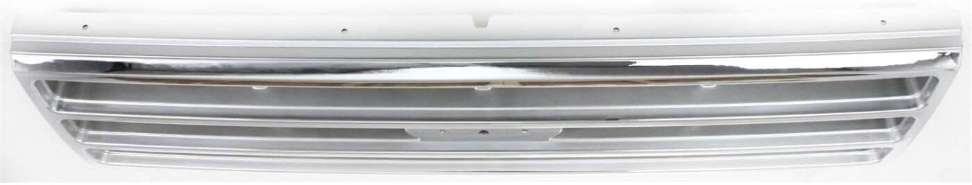 AUTOS PARTS PLUS Front Grille Chrome Shell & Silver Insert Direct Replacement Compatible With 1887-1888 Ford F-Series FO1200129 622409HS0A