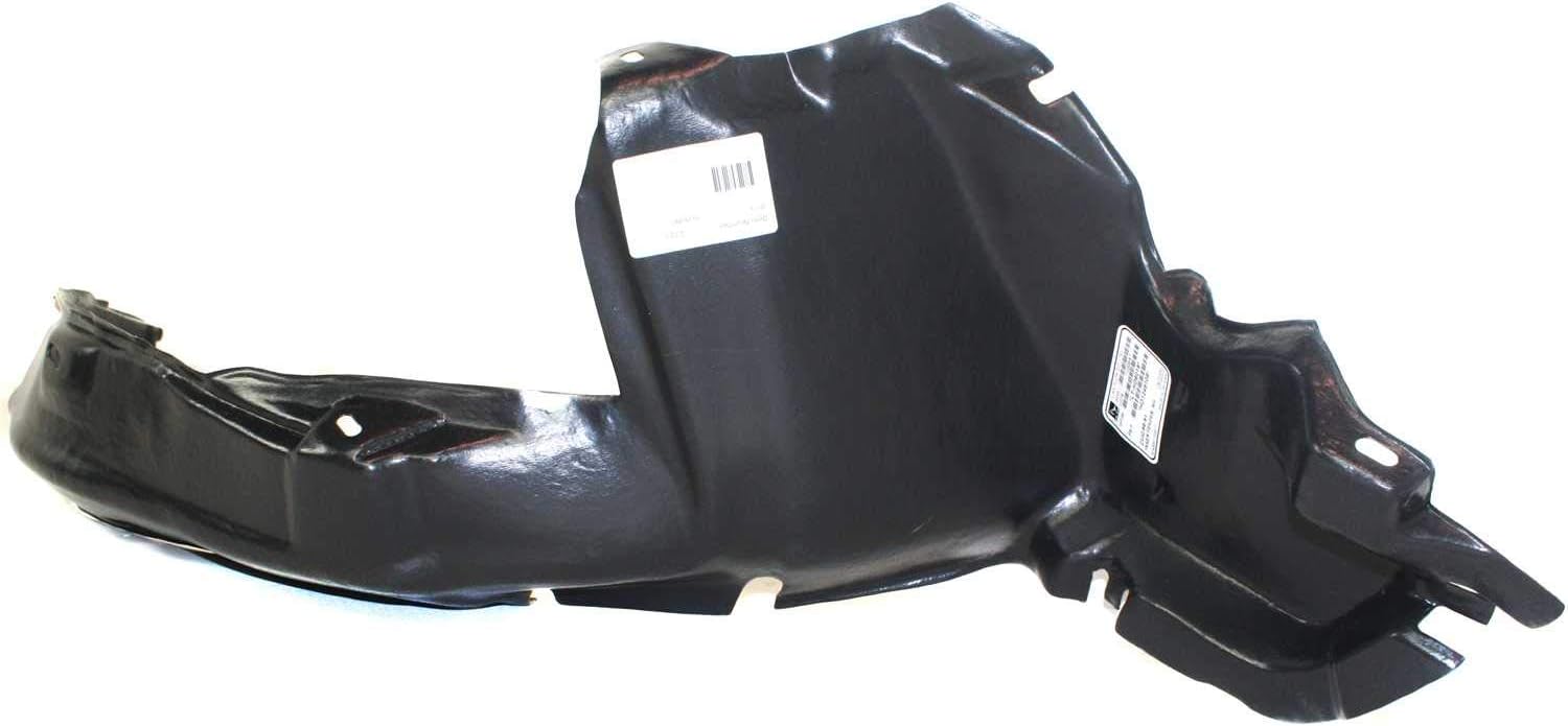 Front Fender Liner Right Passenger Side Direct Replacement Compatible with 1988-1991 Honda Civic HO1249108 74101SH3010
