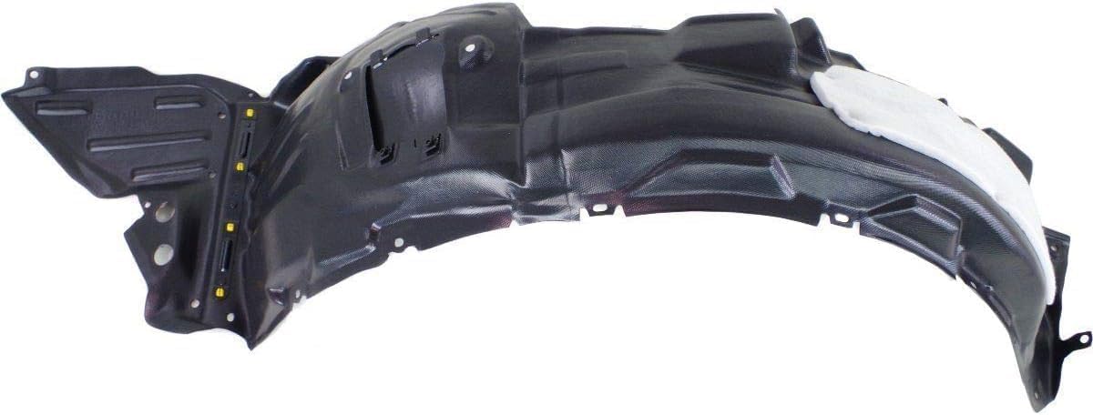Front Fender Liner Left Driver Side Direct Replacement Compatible With 2013-2015 Lexus GS350 / GS450h LX1248122 5380630203