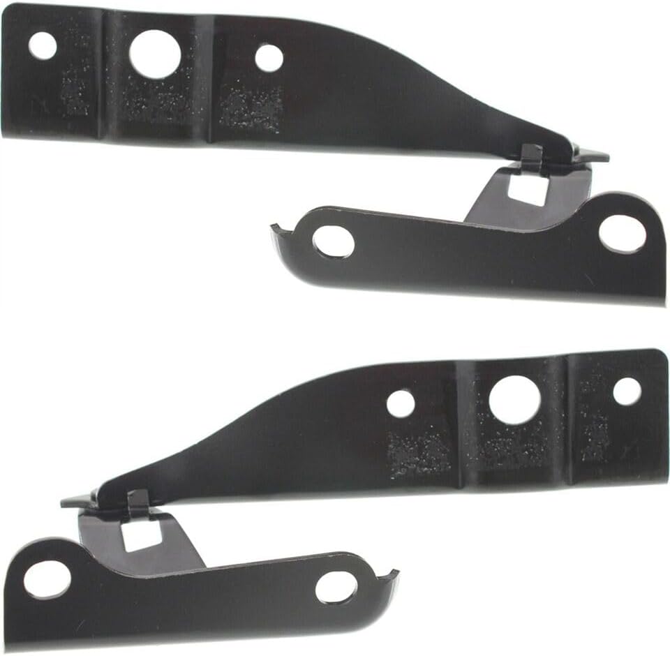 Set of 2 Hood Hinges Left Driver & Right Passenger Side Direct Replacement Compatible with 2003-2008 Honda Pilot / 2006-2014 Ridgeline HO1236135 HO1236136 60120S9VA00ZZ