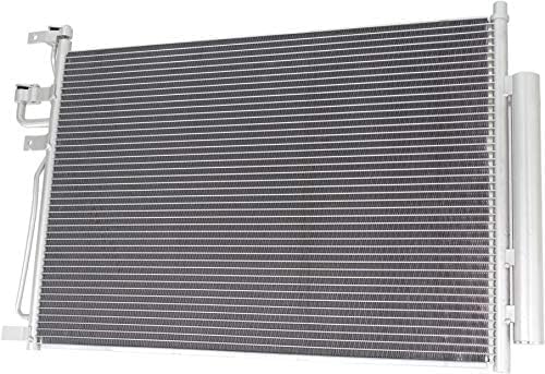 Front A/C Condenser Aluminum Core Direct Replacement Compatible With 2008-2010 Saturn Vue / 2012-2015 Chevrolet Captiva Sport GM3030277 20759645