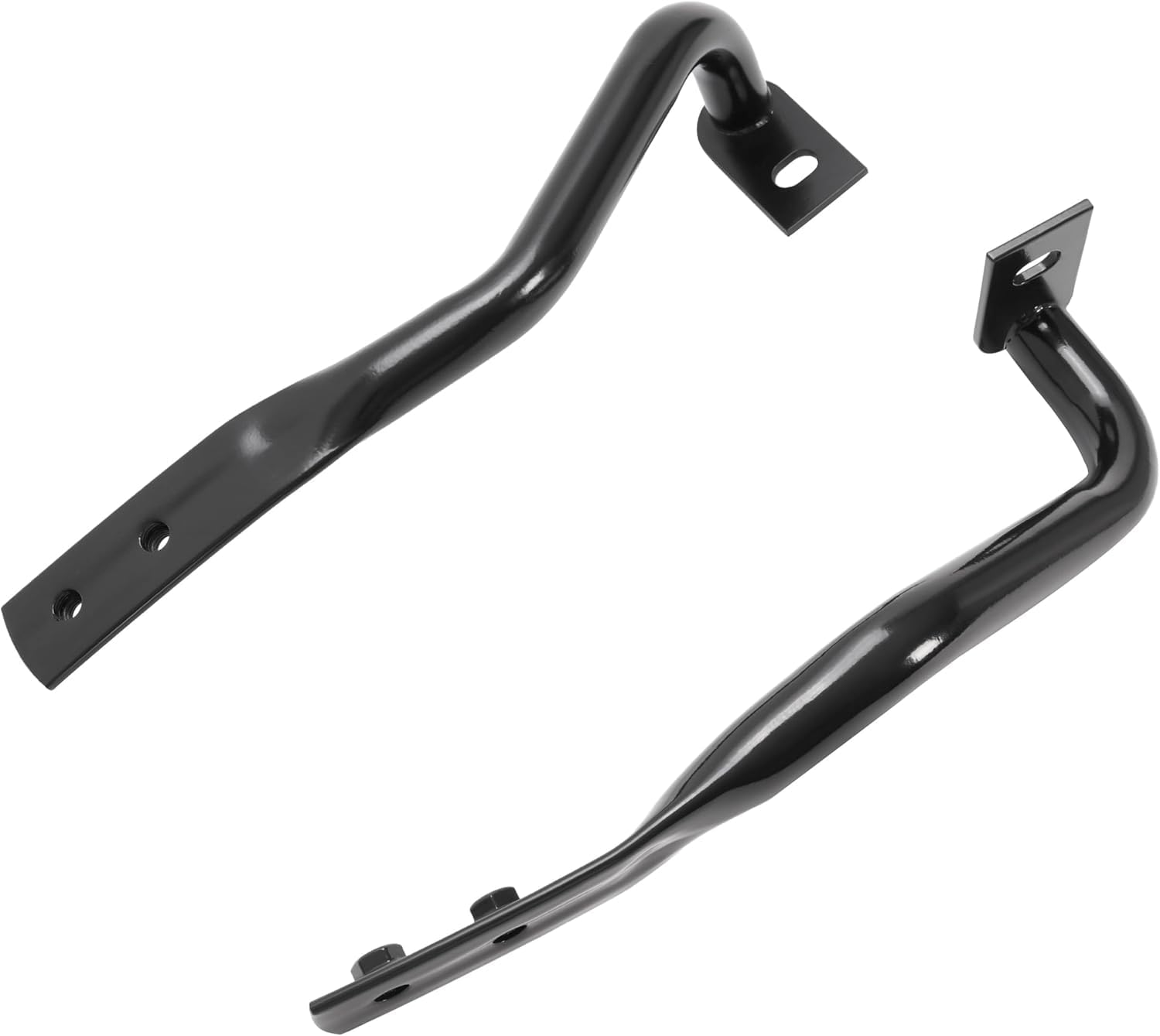 Front Bumper Chrome Steel + Lower Valance + Extension Textured + End Caps + Set of 8 Brackets Left & Right Side Direct Replacement Compatible With 2007-2013 Chevrolet Silverado 1500