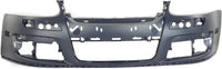 Front Bumper Cover Primed + Lower Grille + Fog Light Cover Left Driver & Right Passenger Side Direct Replacement Compatible With 2005-2010 Volkswagen Jetta VW1000161 VW1036106