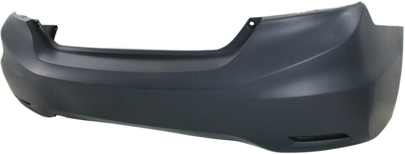 Rear Bumper Upper Cover Primed Direct Replacement Compatible With 2013-2015 Honda Civic HO1100278 04715TR3A50ZZ 04715TR3A80ZZ