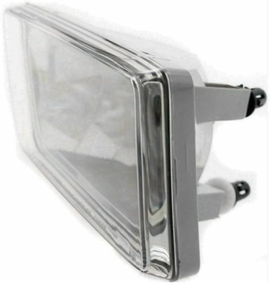 Front Bumper + End Caps Chrome + Lower Valance Textured + Fog Light Assembly Right & Left Side Direct Replacement Compatible With Chevrolet Silverado 2500HD 3500HD 2007-2010 GM1092202
