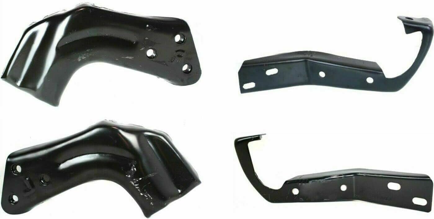 Front Bumper Retainer Mounting Braces Brackets Pair Set Of 4 Left Driver And Right Passenger Side Direct Replacement Compatible With 1994-2000 Chevrolet & GMC C/K Series GM1067127