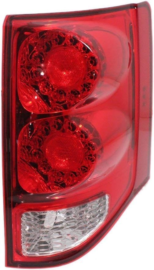 Set Of 2 Tail Light Assembly Left Driver & Right Passenger Side Direct Replacement Compatible With 2017-2019 Dodge Grand Caravan CH2801199 CH2800199 5182534AE 5182535AD