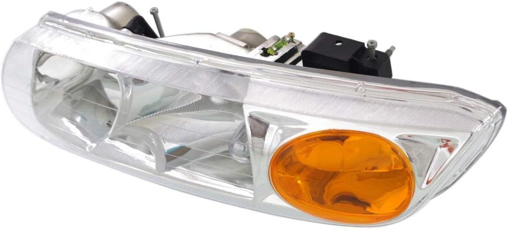 Set Of 2 Front Headlight Assembly Right Passenger & Left Driver Side Direct Replacement Compatible With 2000-2002 Saturn S-Series GM2502206 GM2503206 21112455 21112456
