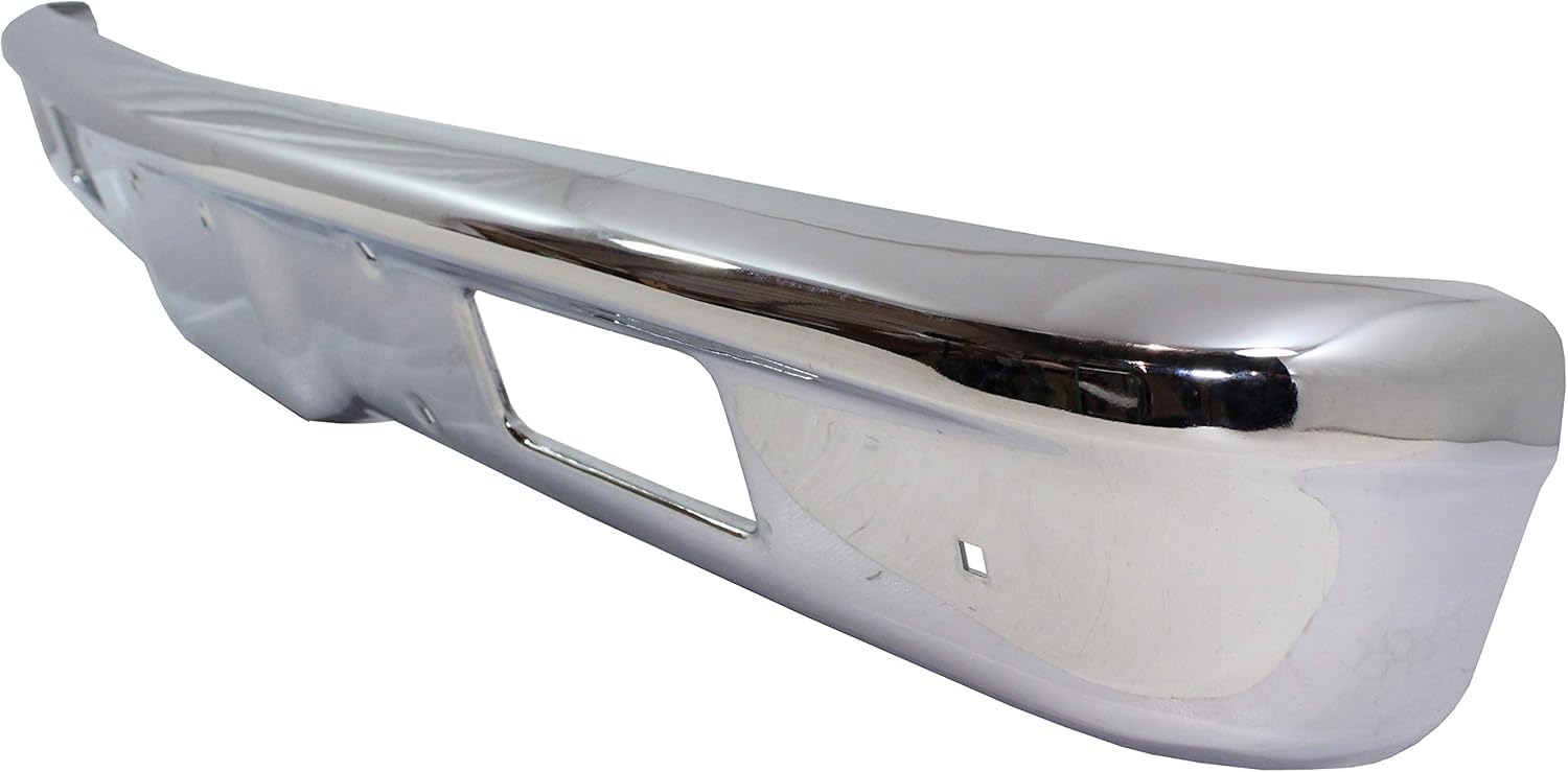 Front Bumper Chrome Steel Direct Replacement Compatible With 1971-1972 GMC/Chevrolet/Suburban C/K Series GM1002351 3990710