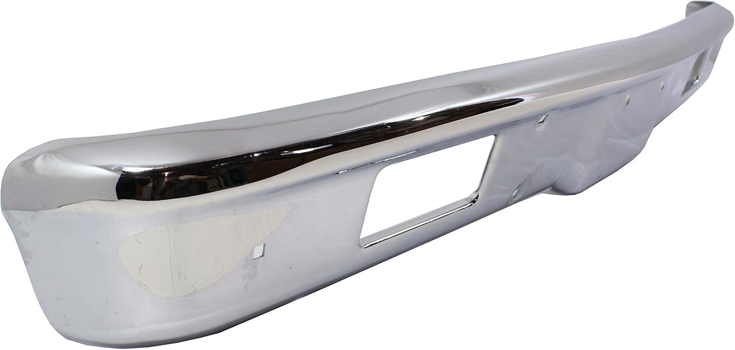 Front Bumper Chrome Steel Direct Replacement Compatible With 1971-1972 GMC/Chevrolet/Suburban C/K Series GM1002351 3990710