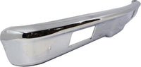 Front Bumper Chrome Steel Direct Replacement Compatible With 1971-1972 GMC/Chevrolet/Suburban C/K Series GM1002351 3990710
