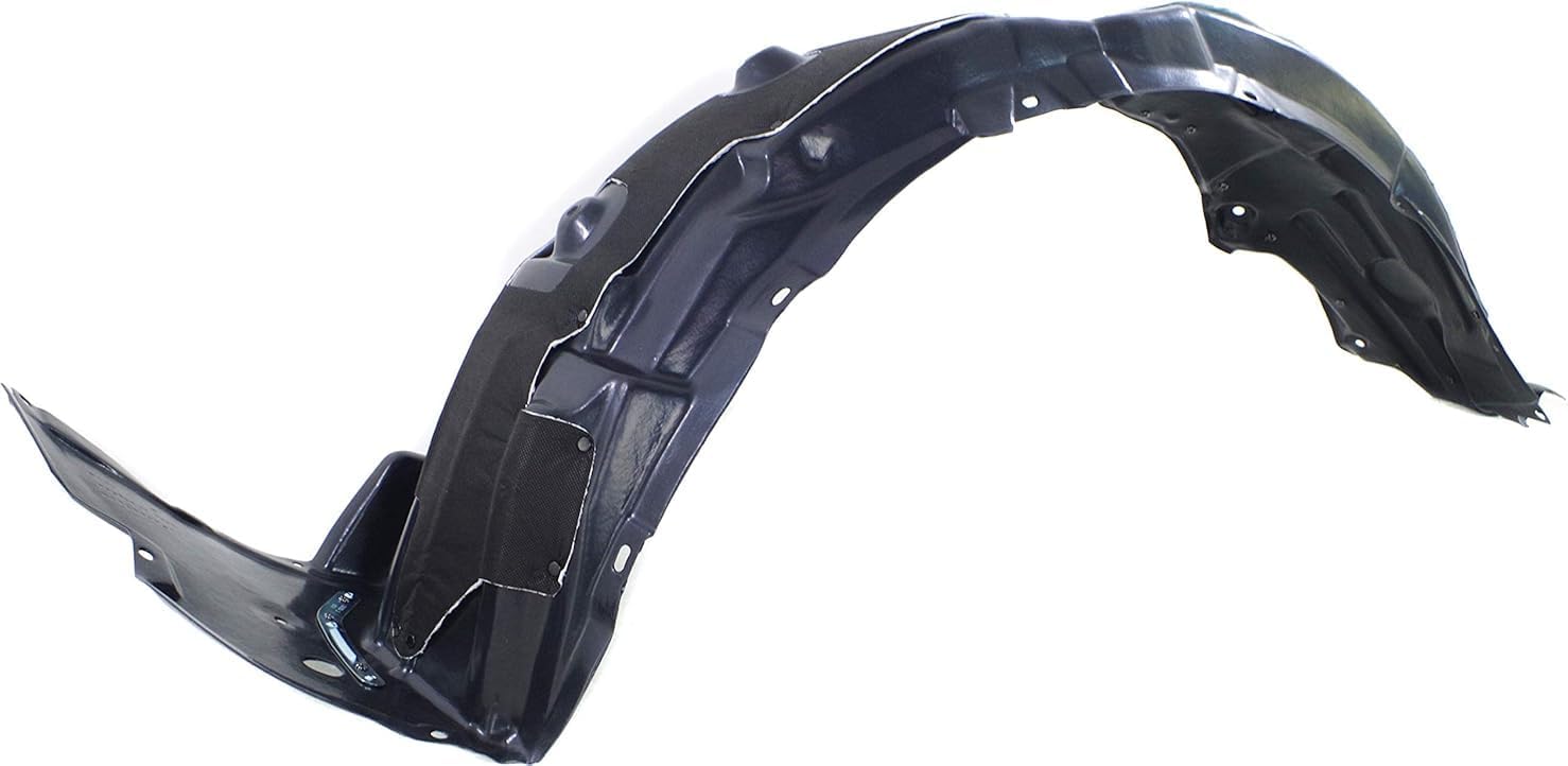 Front Fender Liner Left Driver Side Direct Replacement Compatible With 2009-2010 Lexus IS250 / IS350 LX1248115 5380653040