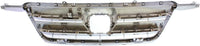 Front Bumper Upper Grille Chrome Shell & Insert Direct Replacement Compatible With 2005-2006 Honda CR-V HO1200194 71122S9AA01-PFM