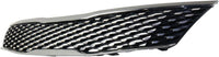 Front Grille Primed Shall And Insert With Smoked Black Molding Direct Replacement Compatible With 2016-2018 Kia Optima KI1200188 86350D5010