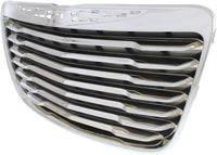 Front Grille Chrome Shell With Painted Black Insert Plastic With Chrome Trim Direct Replacement Compatible With 2011-2014 Chrysler 300 CH1200351 68127942AE