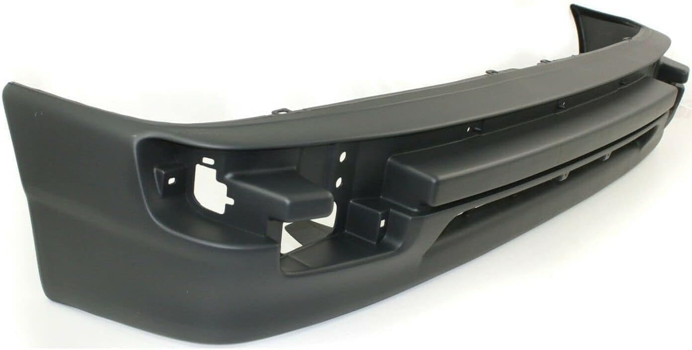 Front Bumper Chrome + Lower Valance Textured + Signal Light Left Driver & Right Passenger Side Direct Replacement Compatible With 1998-2000 Toyota Tacoma TO1095171 TO2530122 TO2531122
