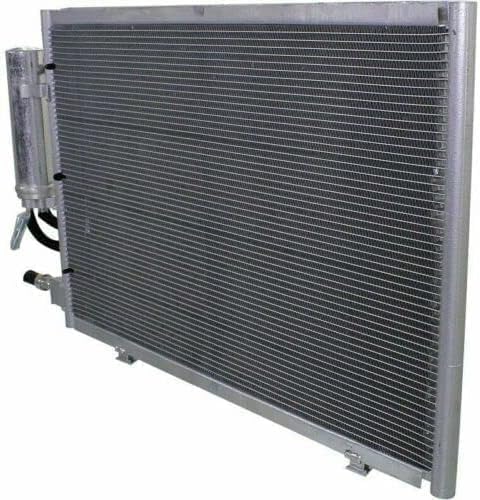 Front A/C Condenser Aluminum Core Direct Replacement Compatible With 2011-2013 Ford Fiesta FO3030228 AE8Z19712A