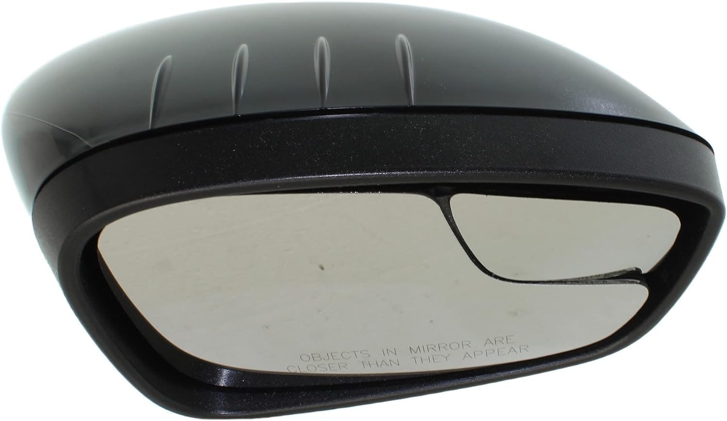Front Power Mirror Manual Folding Non-Heated Primed Right Passenger Side Direct Replacement Compatible With 2011-2019 Ford Fiesta FO1321458 AE8Z17682B-PFM