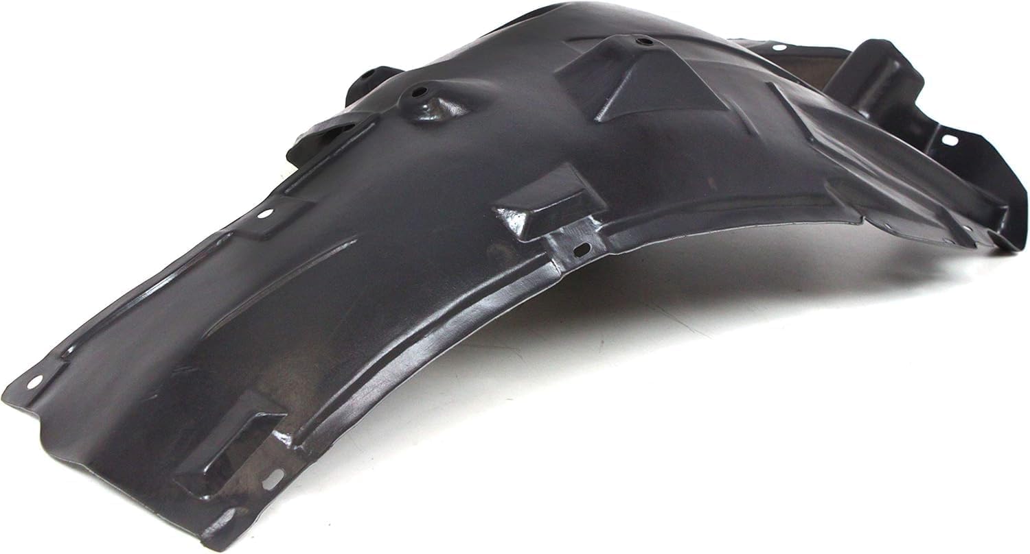 Front Fender Liner Rear Section Left Driver Side Direct Replacement Compatible With 2008-2013 Infiniti G37 / 2014-2015 Q60 IN1248115 63843JL03A
