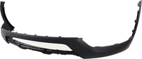 Front Bumper Cover Primed Plastic + Valance + Upper & Lower Grille + Center Molding + Skid Plate Direct Replacement Compatible With 2013-2016 Hyundai Santa Fe Sport