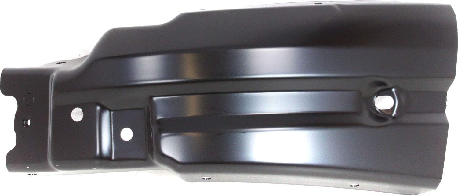 Front Bumper Chrome Steel + Lower Valance + Extension + End Caps + Brackets + Fog Lights Driver & Passenger Side Direct Replacement Compatible With 2007-2013 Chevrolet Silverado 1500