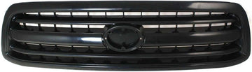 Front Grille Assembly Primed Shell And Insert Plastic Direct Replacement Compatible With 2000-2002 Toyota Tundra TO1200224 531000C010