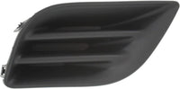 Front Fog Light Cover Textured Black Right Passenger Side Direct Replacement Compatible With 2012-2014 Nissan Versa NI1039128 622563BA0A