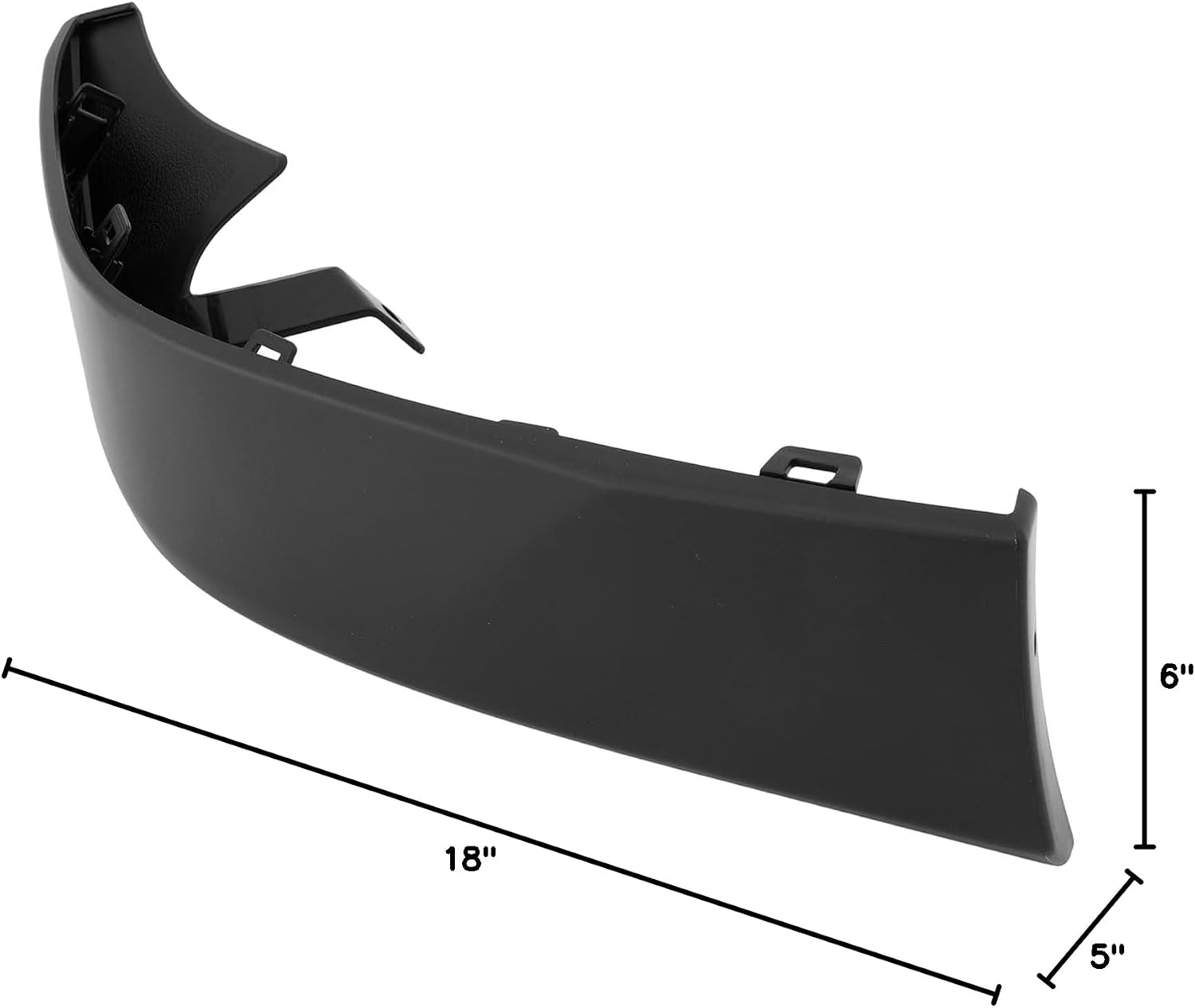 AUTOS PARTS PLUS Rear Bumper Lower Valance Right Passenger Side Direct Replacement Compatible With 2016 Scion iM / 2017-2018 Toyota Corolla TO1105139 7689512100C0