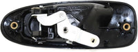 Rear Exterior Door Handle Smooth Black Right Passenger Side Direct Replacement Compatible with 1992-1995 Honda Civic HO1521102 72640SR4J01ZC