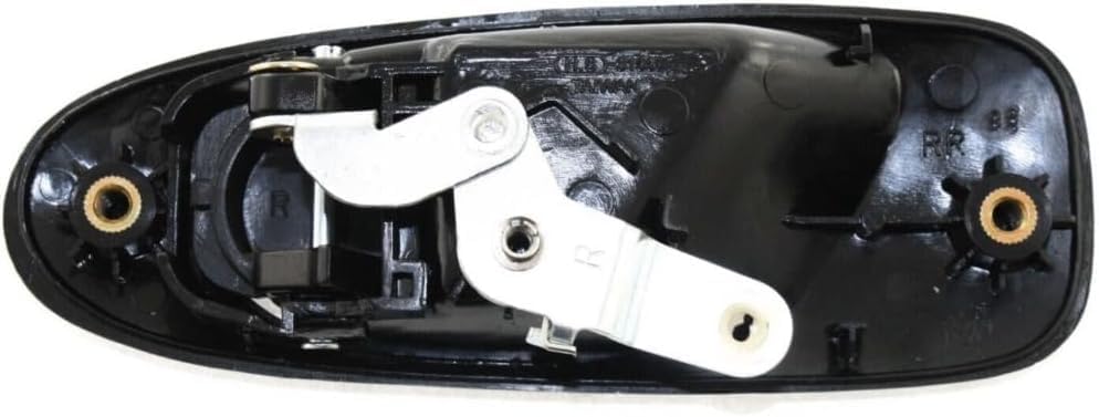 Rear Exterior Door Handle Smooth Black Left Driver Side Direct Replacement Compatible with 1992-1995 Honda Civic HO1520102 72680SR4J01ZC