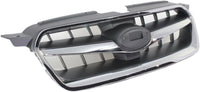 Front Grille Chrome Shell with Black Insert Direct Replacement Compatible With 2008-2009 Subaru Legacy SU1200138 91121AG20A