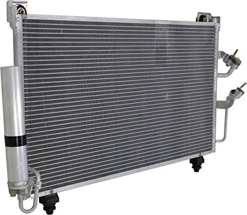 Front A/C Condenser Aluminum Core Direct Replacement Compatible With 2003-2006 Mitsubishi Outlander MI3030162 MR958462