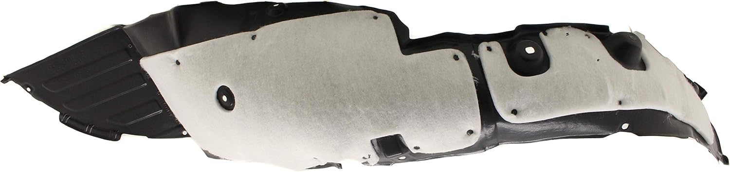 Front Fender Liner Left Driver Side Direct Replacement Compatible With 2012-2014 Hyundai Azera HY1248166 868113V000