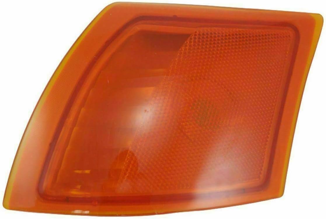 Front Head Lights + Side Marker Lamps Left Driver & Right Passenger Side Direct Replacement Compatible With 2000-2004 Saturn Vue GM2502228 GM2503228 GM2550188 GM2551188 22702945