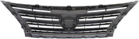 Front Grille Chrome Shell With Dark Gray Insert Direct Replacement Compatible With 2013-2015 Nissan Sentra NI1200253 623103RM0A