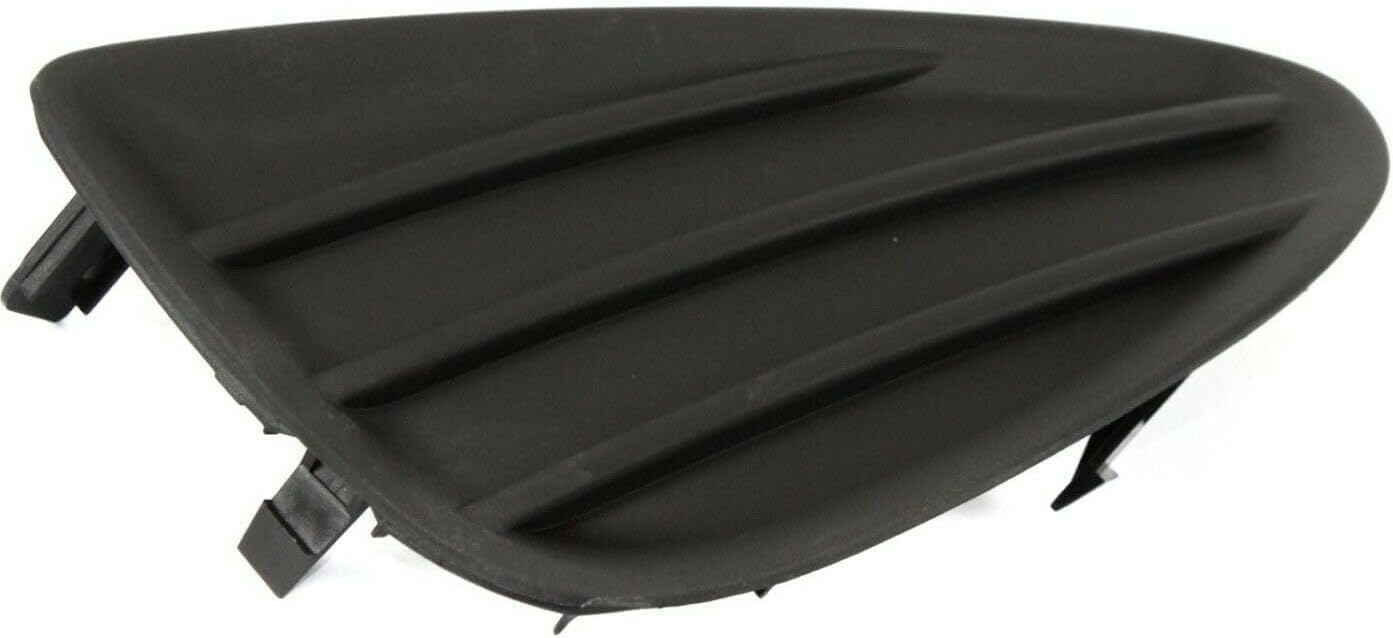 Set Of 2 Front Fog Light Cover Textured Left Driver & Right Passenger Side Direct Replacement Compatible With 2012-2014 Toyota Yaris TO1039155 TO1038155 8148152360 8148252300