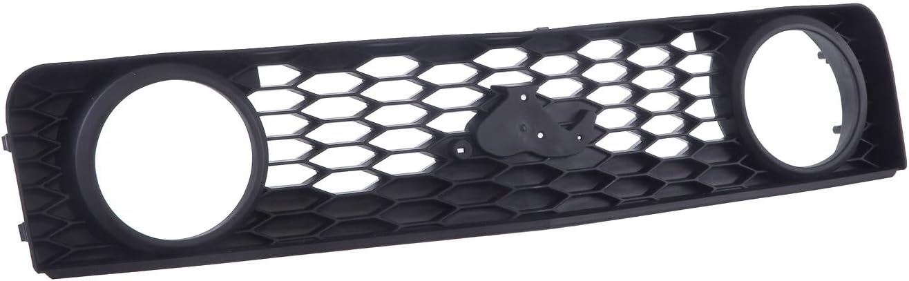 Front Grille Textured Black Shell & Honeycomb Insert Direct Replacement Compatible With 2005-2009 Ford Mustang FO1200422 6R3Z8200BA