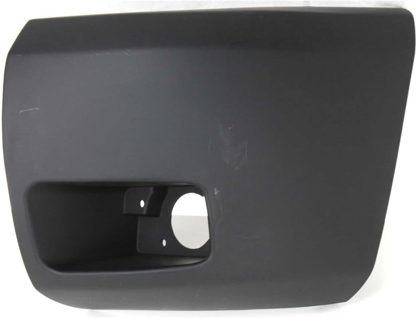 Front Bumper End Cap Primed With Fog Light Hole Left Driver Side Direct Replacement Compatible With 2007-2013 Chevrolet Silverado 1500 GM1004147 15891681