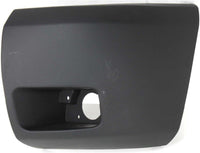 Front Bumper End Cap Primed With Fog Light Hole Left Driver Side Direct Replacement Compatible With 2007-2013 Chevrolet Silverado 1500 GM1004147 15891681