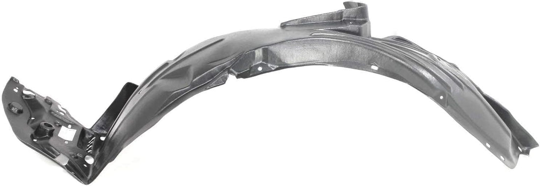 Front Fender Liner Left Driver Side Direct Replacement Compatible With 2009-2011 Honda Fit HO1248133 74151TK6A01