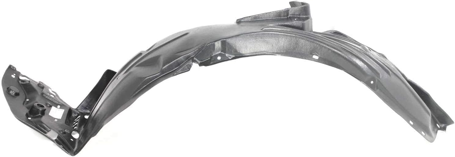 Front Fender Liner Left Driver Side Direct Replacement Compatible With 2009-2011 Honda Fit HO1248133 74151TK6A01