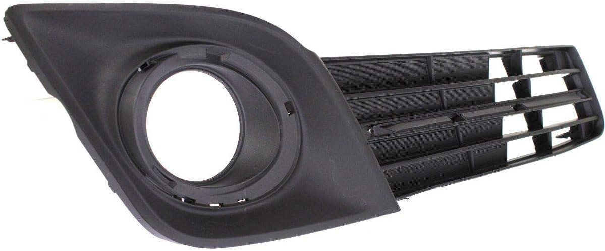 Front Fog Light Bezel Textured Right Passenger Side Direct Replacement Compatible With 2012-2014 Toyota Camry TO1039149 5212706290